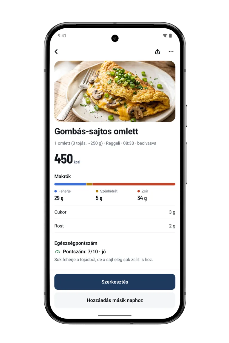 Nézd meg, mi van az étkezéseidben